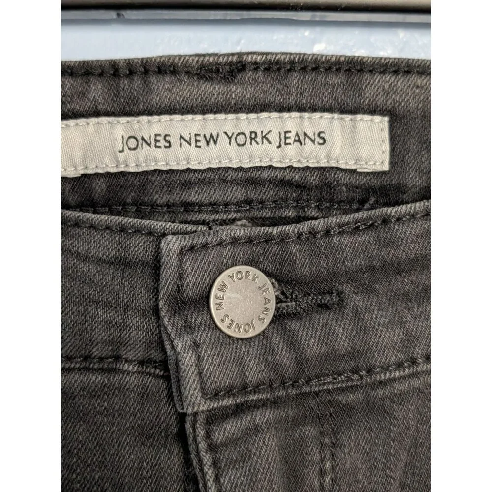 Jones New York Womens Graphite Straight Leg Jeans 20W Regular Secret Slimming Fe - Picture 3 of 14